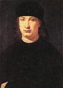 BOLTRAFFIO, Giovanni Antonio Portrait of a Magistrate oil